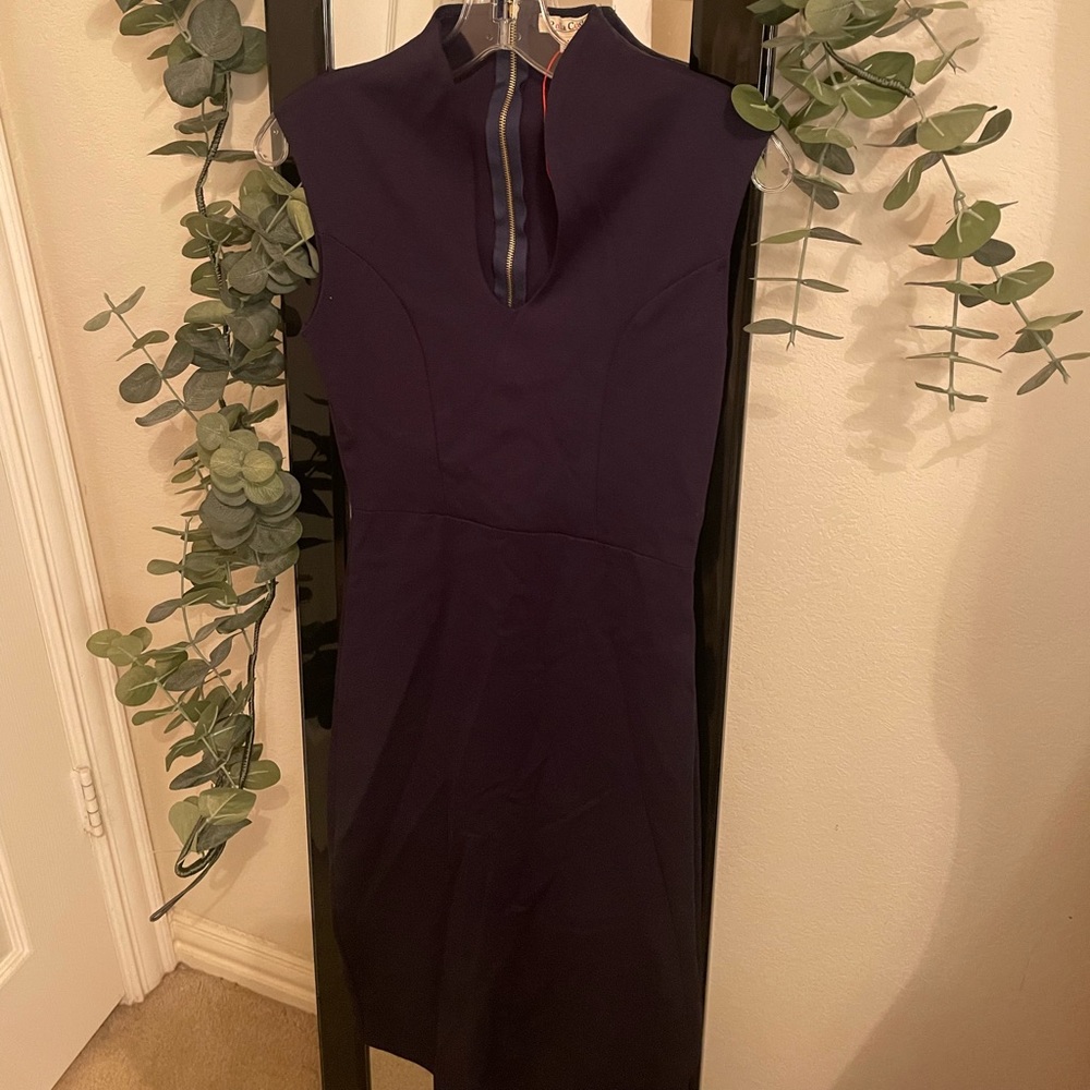 NWT Navy Blue Body Con Style Dress
